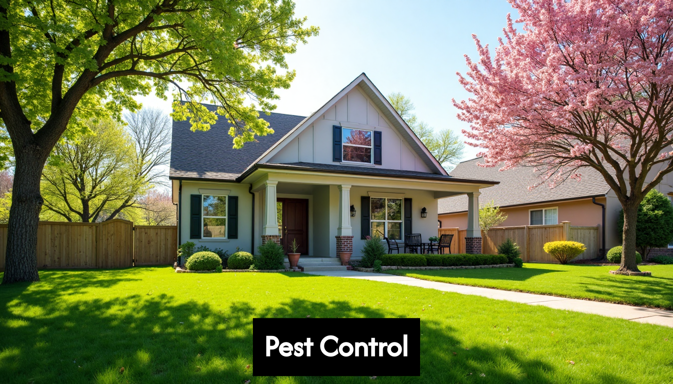 Best Time for Pest Control in North Texas: Expert Advice for 2025 North Texas house and lawn in spring