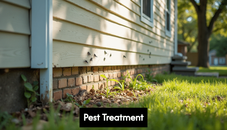 Texas home with signs of pest infestation