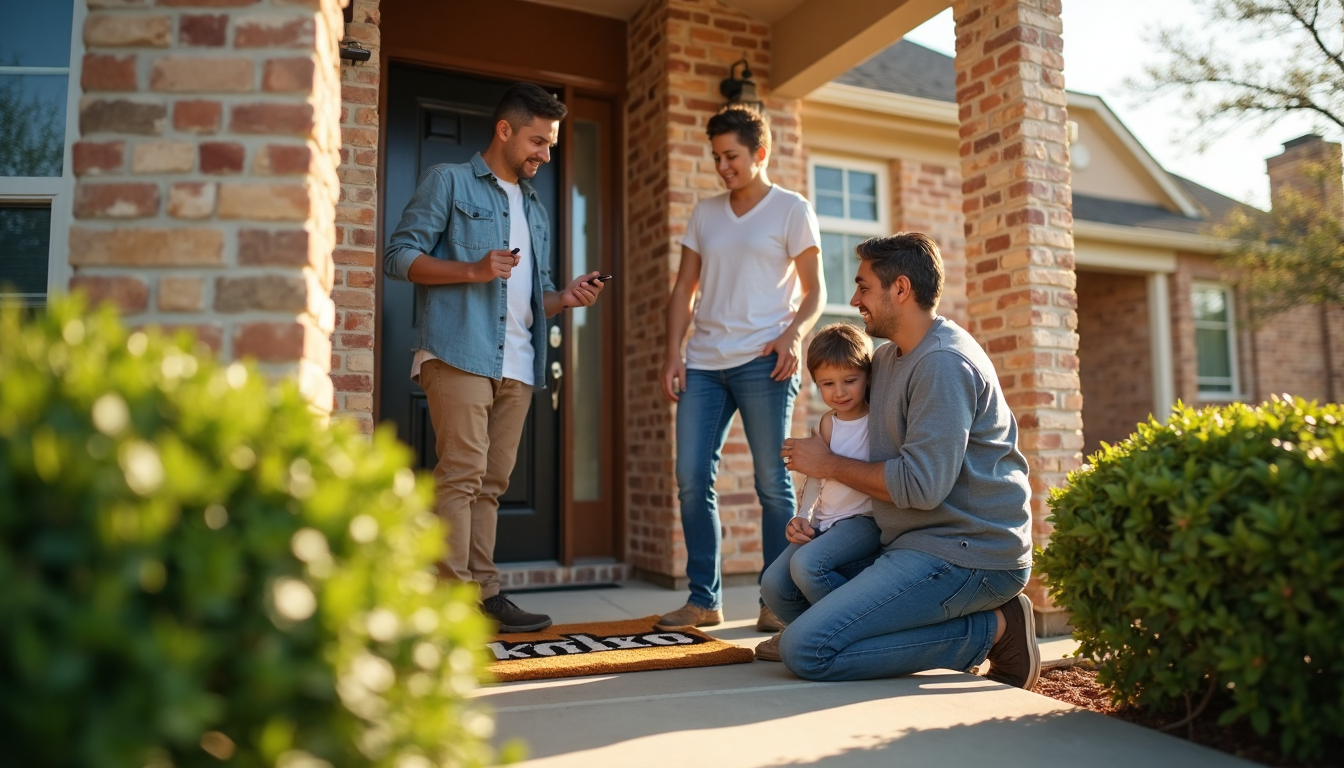 Effective Rodent Exclusion Techniques for Texas Homes and Businesses 2025 Family installing door weatherstripping at Texas home entrance