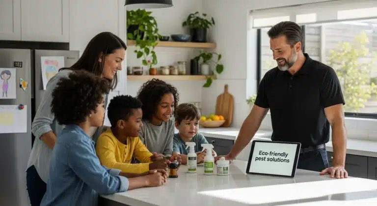 Eco-friendly pest solutions home meeting